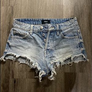 Vervet denim blue jean shorts